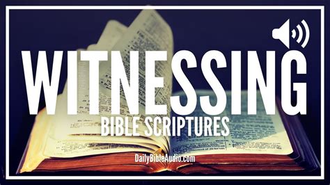 Bible Verses About Witnessing Scriptures About Witnessing Every