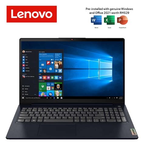 Lenovo Ideapad 3 15itl6 82h802hymj 15 6 Fhd Laptop Abyss Blue I3 1115g4 8gb 256gb Ssd