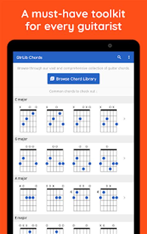 Gtrlib Chords Guitar Chord Library Para Android Descargar