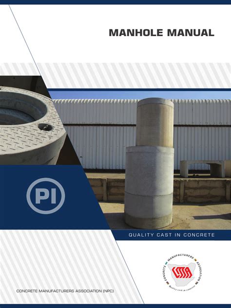 Cma Manhole Manual Pdf Concrete Pipe Fluid Conveyance