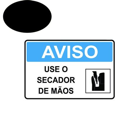 Kit Placa De Sinaliza O Pvc Use O Secador De M Os Submarino