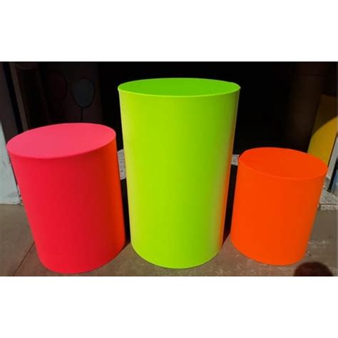 Trio Capas Para Mesas Cilindros Veste F Cil Cor Da Foto Shopee Brasil