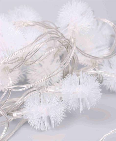 Fairy String Lights - Snow Pompon Fairy String LED Light