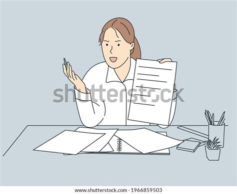Education Guilt Conflict Conviction Concept Young Stock Vector Royalty