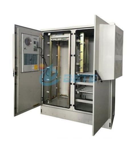 Ip55 Outdoor Telecommunication Cabinet Two Compartments