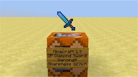 Minecraft Op Schwert Command Bedrock How To Make An Op Sword With