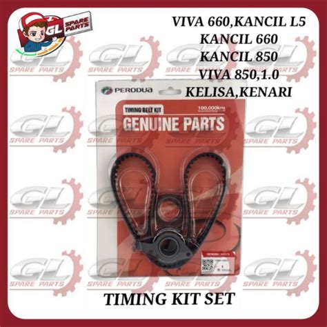 Timing Belt Kit Set Original Perodua Kelisa Kenari Viva