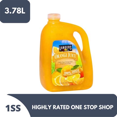 Langers Orange Juice 378l Lazada Ph