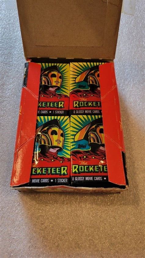 Topps The Rocketeer Movie Trading Cards Box W Sealed Packs Ebay