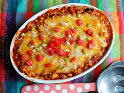 Chicken Tostada Casserole - Amanda's Cookin'