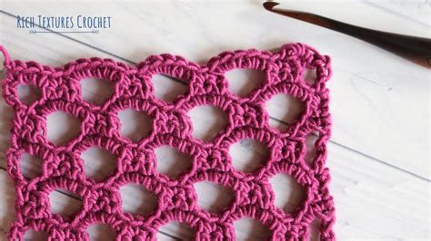 Honeycomb Trellis Stitch How To Crochet YouTube