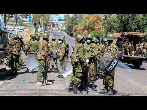 Maandamano Thursday Live In Nairobi CBD Ni Kubaya YouTube