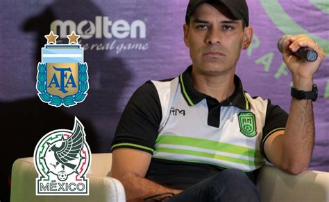 Rafa Márquez explicó por qué Argentina está un escalón por encima de México