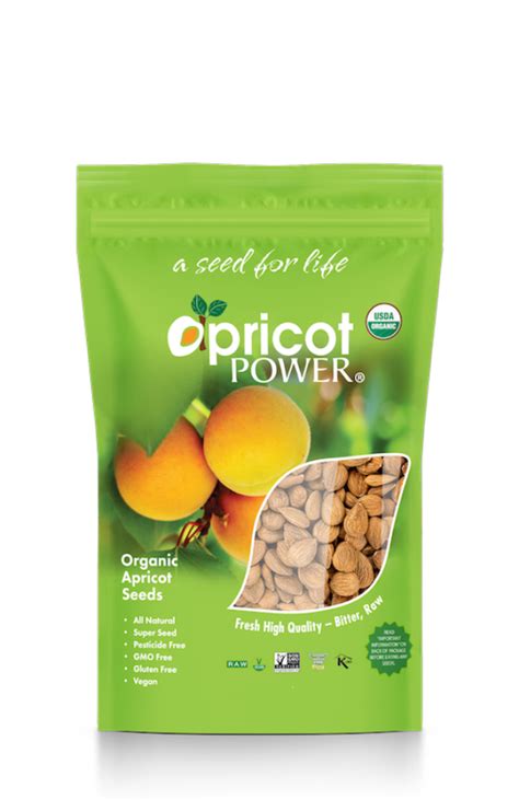 Turkish Organic Bitter Raw Apricot Seeds 8 Oz Apricot Power