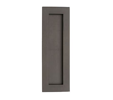 Heritage Brass Rectangular Flush Pull 105mm 175mm Or 300mm Matt Bronze C1855 Mb