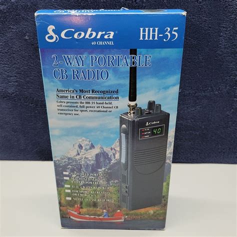 Cobra Channel Way Portable Handheld Cb Radio Hh Original Box