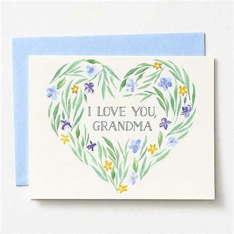 I Love You Grandma Card — Mitrebox Framing Studio