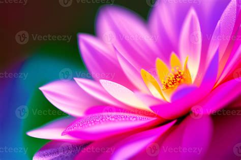 Beautiful glowing flowers. Aurora Blooms. The Mesmerizing Glow of