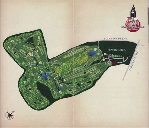 Course Map - Westminster National Golf Course