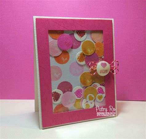 Latina Crafter Sellos en Español Desde el taller de Patry Amorosa Shaker Card