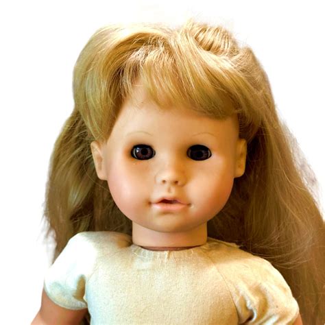 Gotz Puppe Doll With Long Blonde Hair Brown Sleepy Eyes Etsy