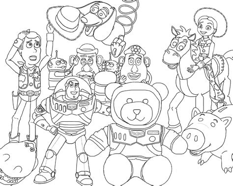 Desenhos Para Pintar Toy Story Coloring City