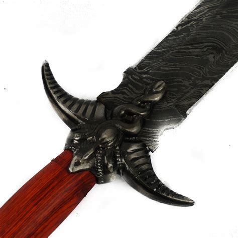 Bastard Sword Longsword High Carbon Damascus Steel Sword 29