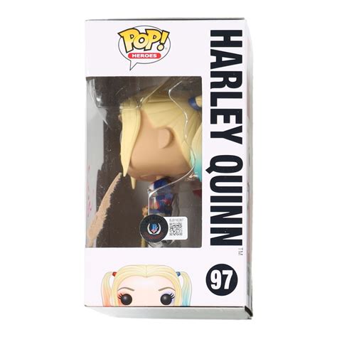 Margot Robbie Signed The Suicide Squad 97 Harley Quinn Funko Pop Vinyl Figure Beckett