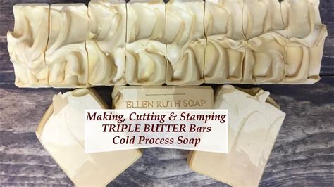 Making Triple Butter Cold Process Soap W Mango Shea And Cocoa Butters Ellen Ruth Soap Youtube