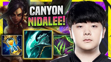 Canyon Destroying With Nidalee Dk Canyon Plays Nidalee Jungle Vs