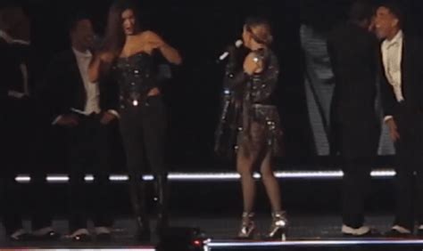 Madonna Accidentally Exposes Hot Fans Boobs At Concert Guy Hut