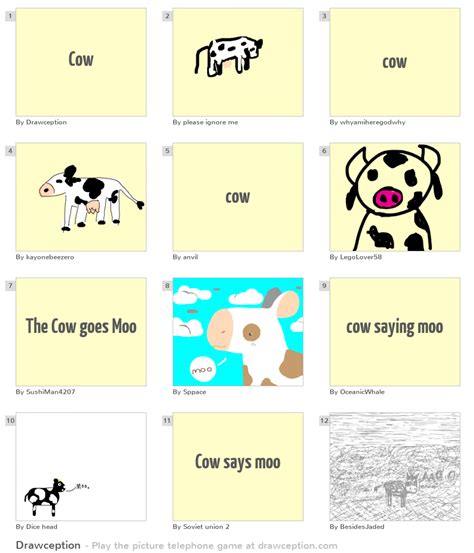 Cow Drawception