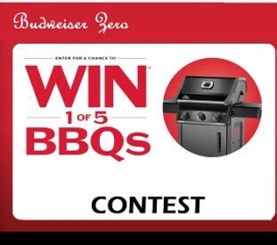 Budweiser Bud Zero Bbq Ca Contest Win Free Napoleon Bbq Prizes