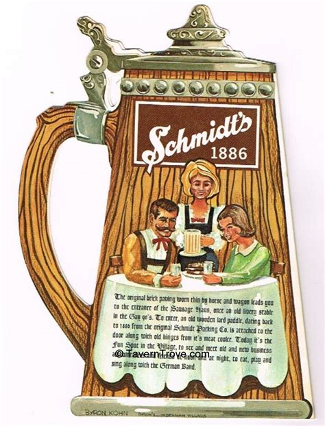 Item #34071 1969 Schmidt's Sausage Haus Menu Cover