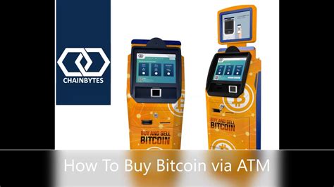 Bitcoin ATM How To Use Bitcoin ATM And Buy BTC YouTube