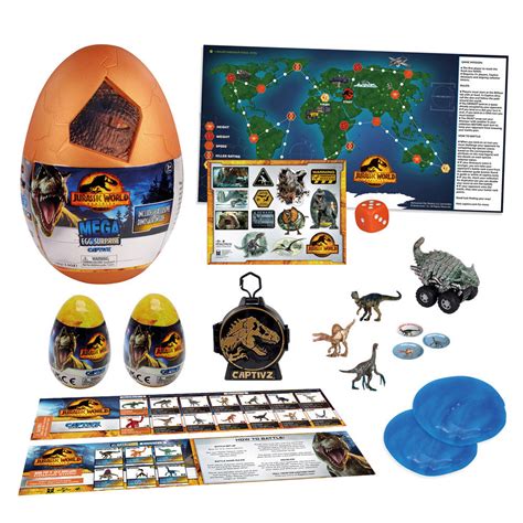 Jurassic World Edition Slime Captivz Dominion Mega Surprise Egg