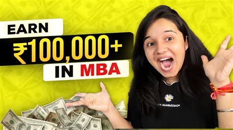 Earn Lakh Per Month While Doing Mba How To Earn Lakh Per Month