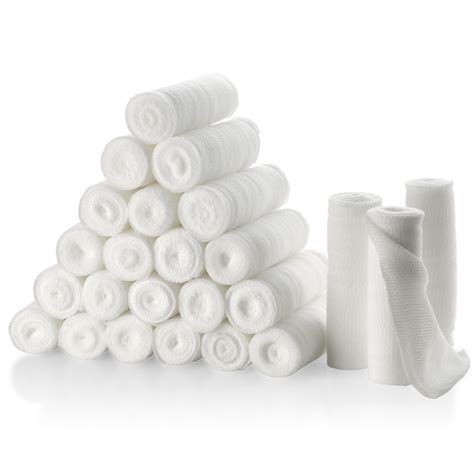 Buy Gauze Bandage Rolls 24 Pack 4 In X 4 1 Yards Per Roll Of