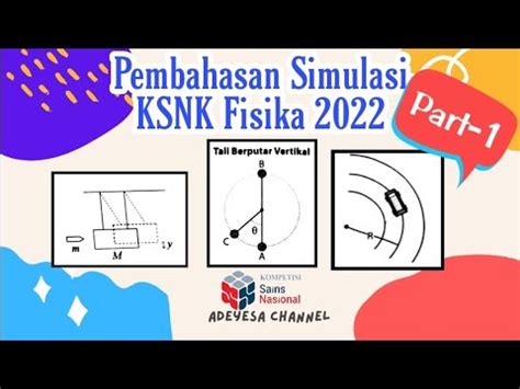 Pembahasan Soal Simulasi KSN Fisika Tingkat Kabupaten 2022 Part 1