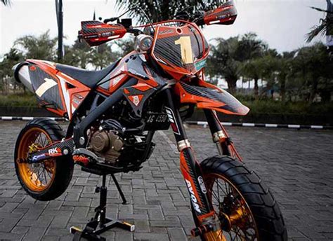 Modifikasi Kawasaki D Tracker Kumpulan Modifikasi Motor Mobil