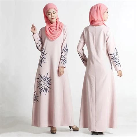 Novo Abaya Mu Ulmano Vestido Isl Mico Moderno Das Mulheres Mangas