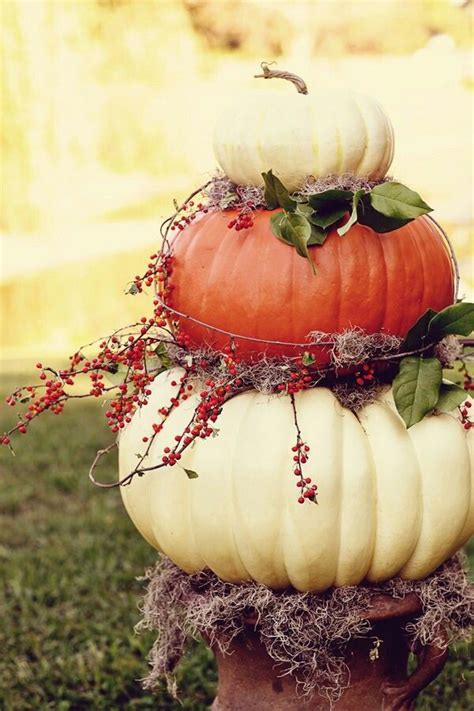 Stacking Pumpkins Fall Decor Inspiration Autumn Decorating Fall Crafts