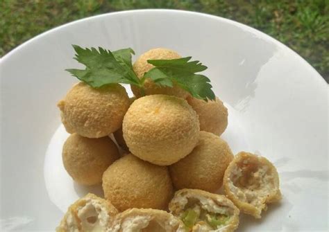 Resep Tahu Bulat Isi Keju Mozza Dan Isi Cabe Endeusss Oleh Yustika