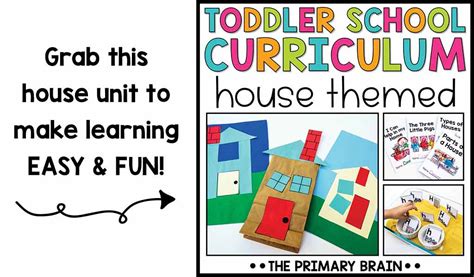 House Themed Toddler School Lessons The Primary Brain