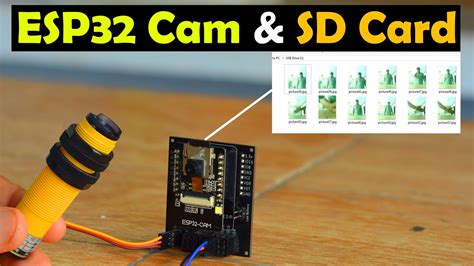 Esp32 Cam Save Image To Sd Card Ir Sensor With Esp32 Cam Youtube