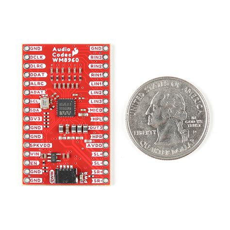 Sparkfun Audio Codec Breakout Wm Qwiic Bob Sparkfun