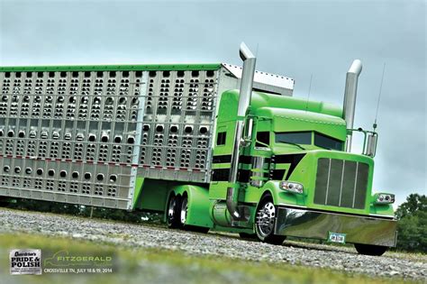 Dan Brubaker 2014 Peterbilt 389 And 2015 Wilson Livestock Trailer