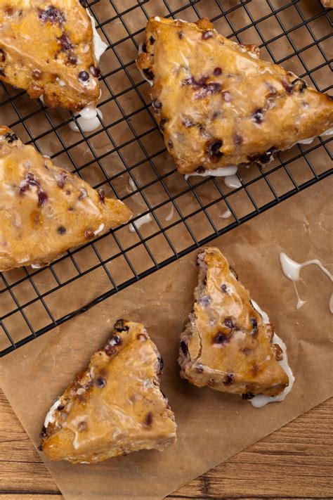 Ina Garten Blueberry Scones With Lemon Glaze Delish Sides