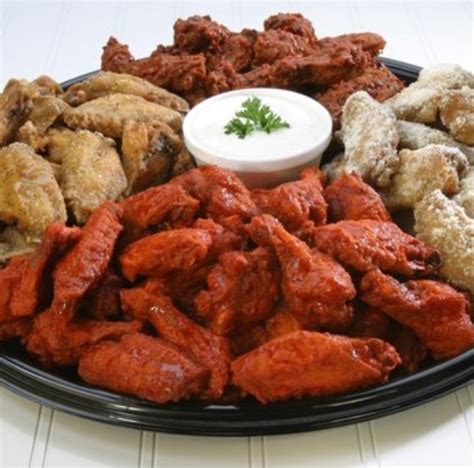 Party Wings Platter Fast Food Items Party Food Appetizers Party