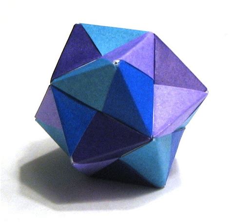 Origami stellated octahedron | Origami, Octahedron, Origami paper